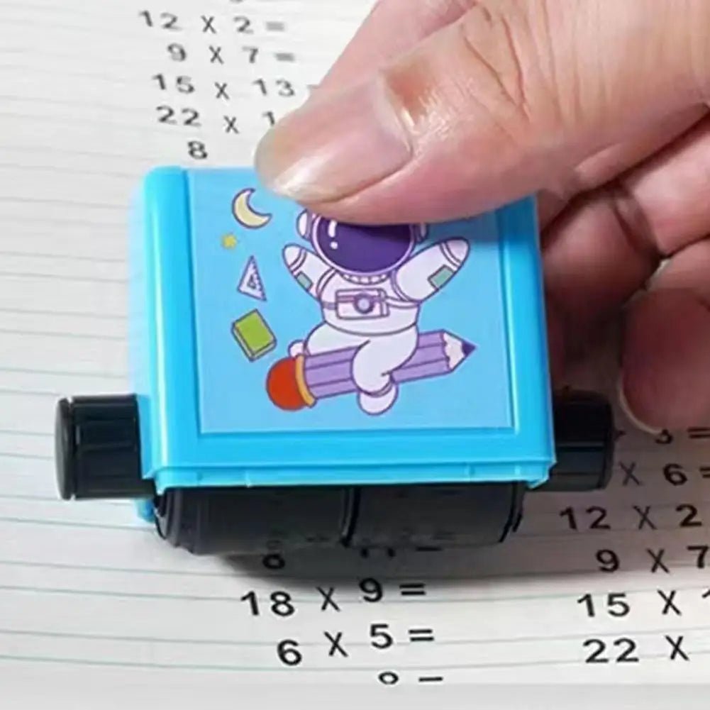 Teaching Reusable Math Practice Roller Stamp For Kids - Smart Ware Co